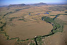 Vista aérea da Chapada dos Veadeiros. / &copy;: WWF-Canon/Edward Parker