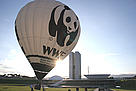 No Dia Mundial da Água, um voo de balão sobre o Congresso Nacional, em Brasília (DF). / &copy;: WWF-Brasil