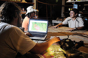 Muito do que as imagens de satélite mostram no laboratório se mostram diferentes no campo.
© WWF-Brasil / Adriano Gambarini
© WWF-Brasil / Adriano Gambarini