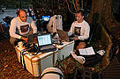 Tendo o Jari ao fundo, equipe do WWF-Brasil organiza informações sobre a expedição, enviadas via ...
© Zig KOCH
© Zig KOCH