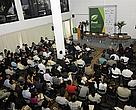 Apresentação e assinatura do compromisso durante a 5ª Feira Brasil Certificado, em São Paulo