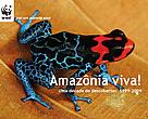 Capa do relatório Amazônia Viva: uma década de descobertas 1999-2009