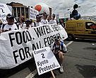 WWF na manifestação do dia global de ação pelo clima.