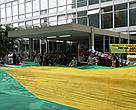 O ato criticou o alinhamento do Ministério do Meio Ambiente com os interesses da bancada ruralista