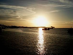 Rio Tapajós, em Santarém (Pará).